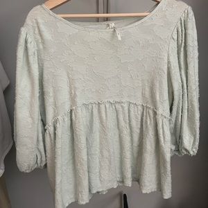 Anthropologie Boho Peplum